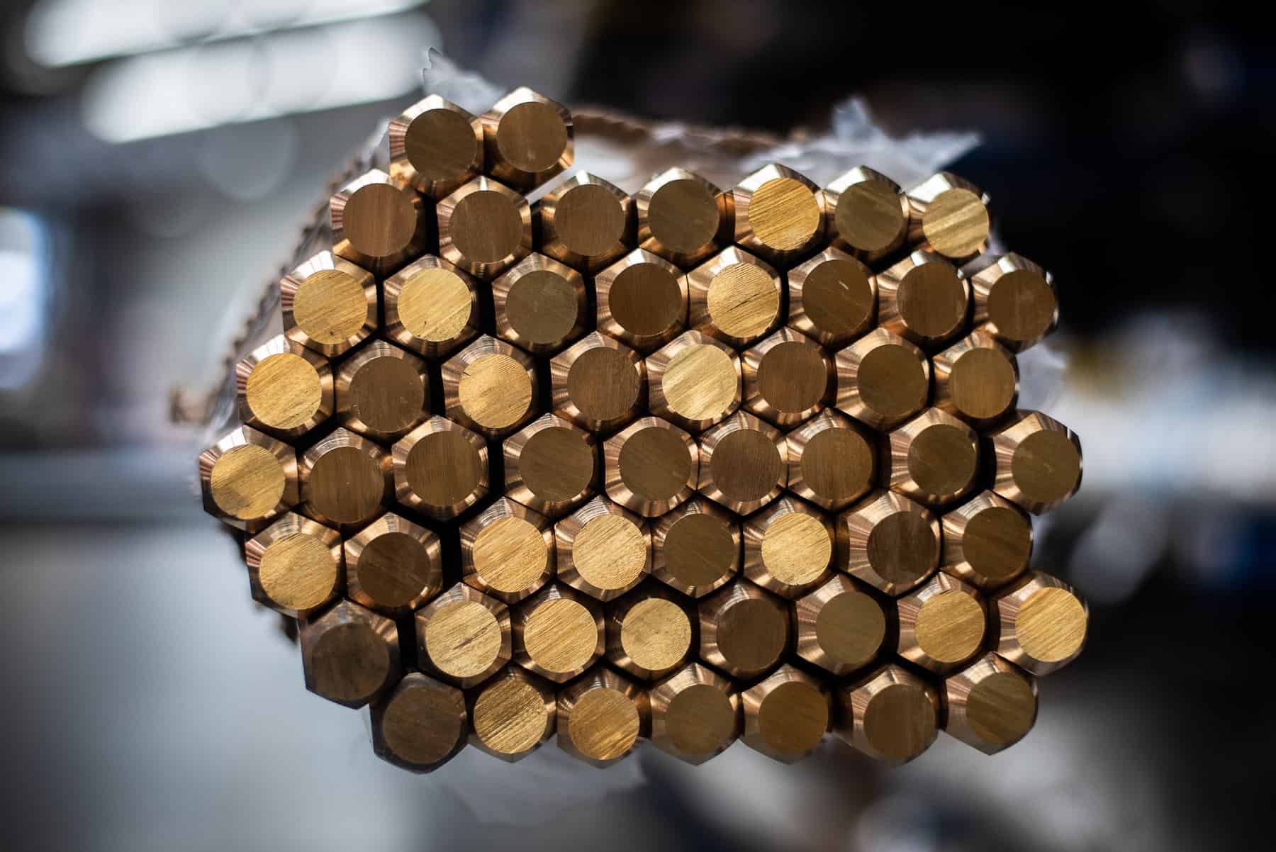 Mosazné tyče kruhové